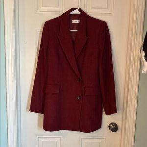 Mango Deep Red Blazer